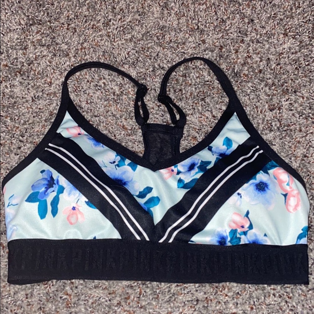 Pink Victoria’s Secret ultimate sports bra